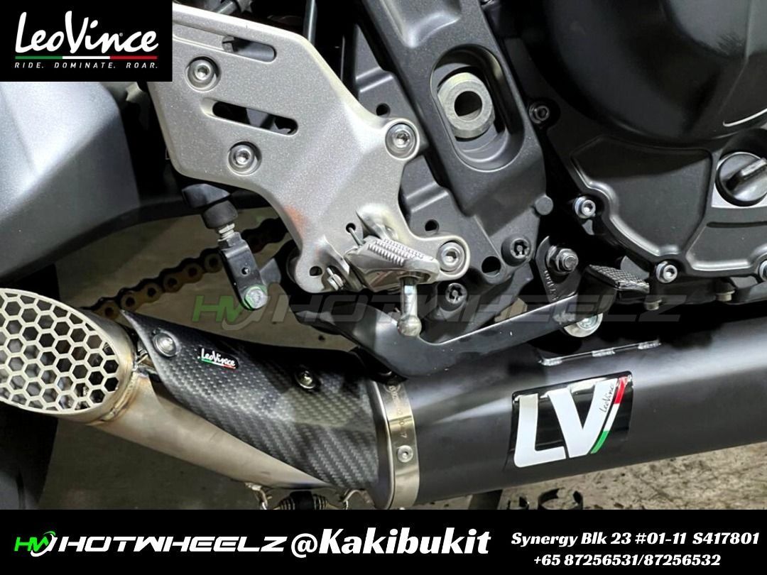 Leo Vince Kawasaki Ninja 400 18-23 LV-10 Carbon Slip-On Exhaust