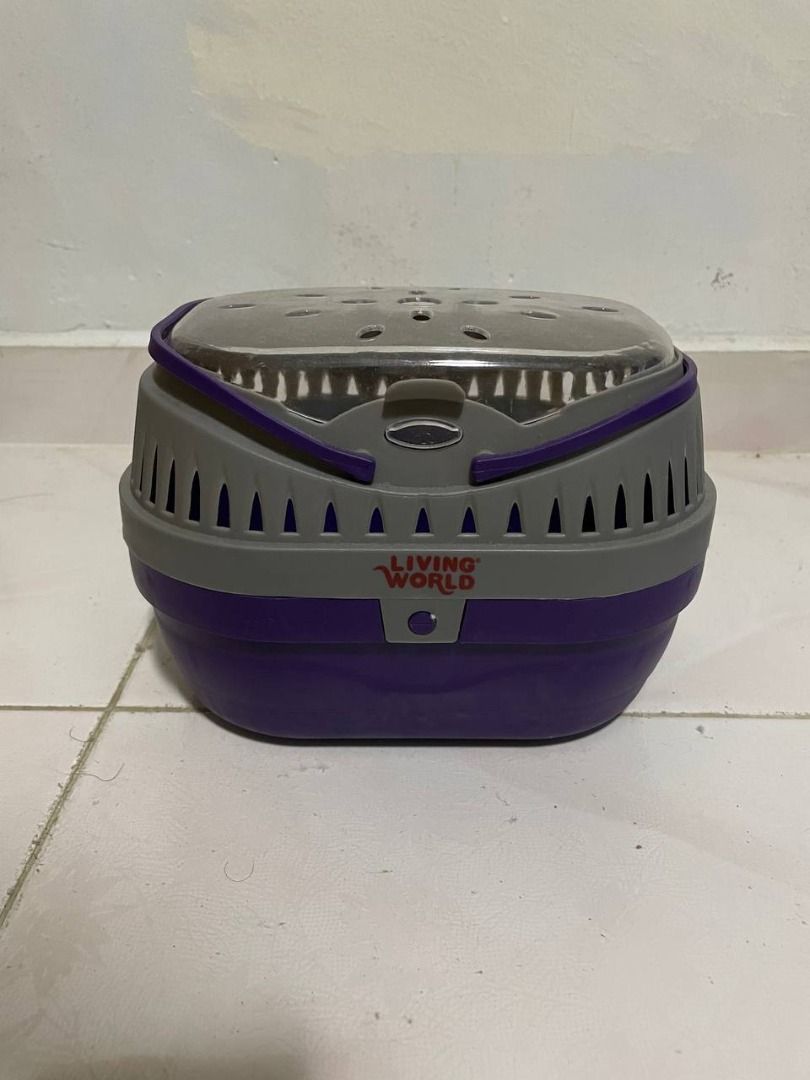 Living World Small Pet Carrier Hamster Pet Supplies Homes Other Pet Accessories on Carousell