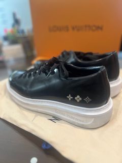 Louis Vuitton - Authenticated Beverly Hills Trainer - Leather White Plain for Men, Good Condition