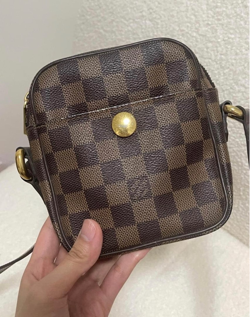 Louis Vuitton Damier Ebene Canvas Rift Crossbody Bag Louis Vuitton