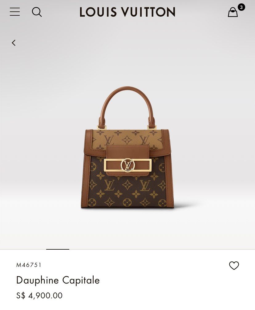 Louis Vuitton Dauphine Capitale Top-Handle Bag