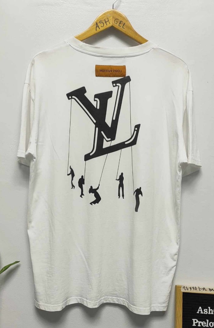 Louis Vuitton Floating LV Printed Tshirt, Luxury, Apparel on Carousell