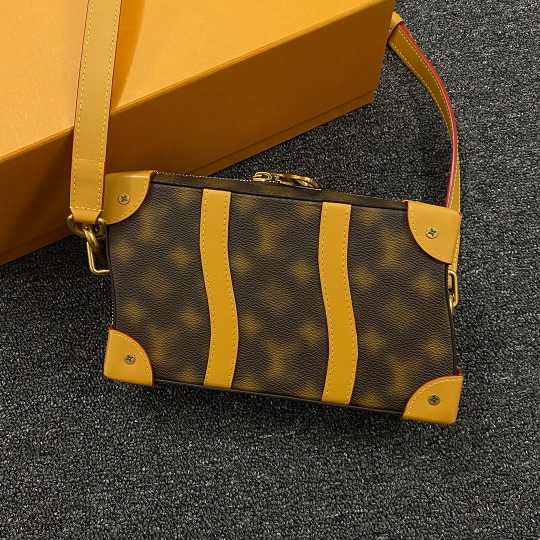 Louis Vuitton Men's 2022 Blurry Monogram Soft Trunk Bag - Brown