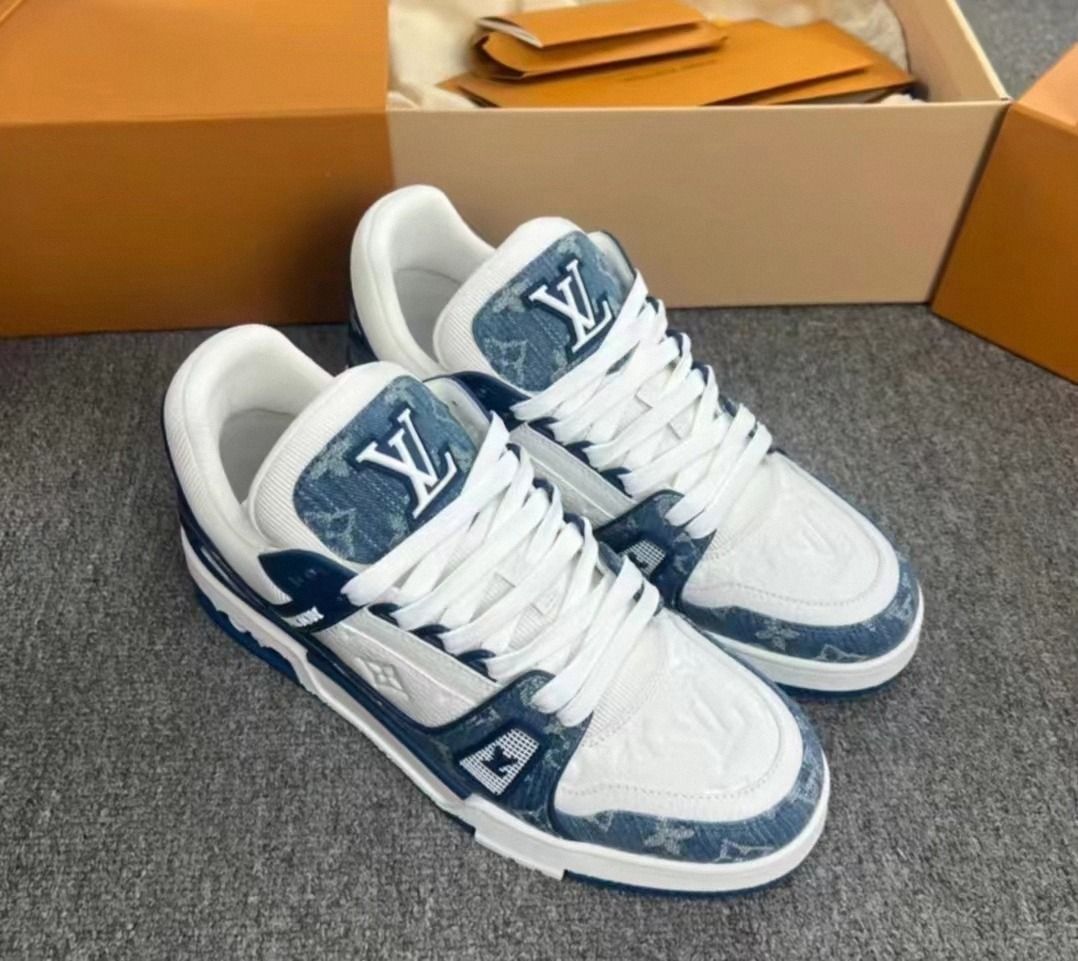 lv trainer 43size, Men's Fashion, Footwear, Sneakers on Carousell