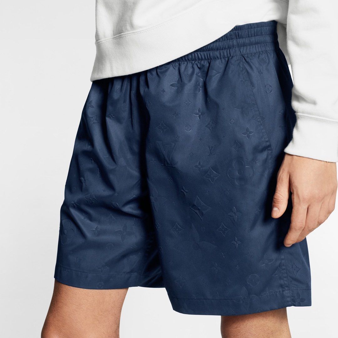 Louis Vuitton LV Monogram Shorts Pants, Men's Fashion, Bottoms, Shorts on  Carousell