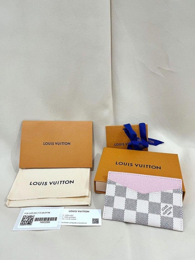 Shop Louis Vuitton DAMIER AZUR Card holder daily (N60286) by