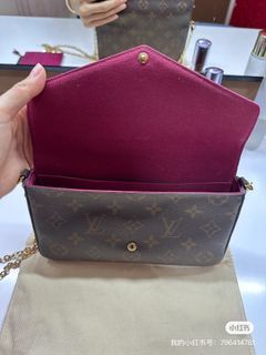 Felicie pochette monogram LV woc, Luxury, Bags & Wallets on Carousell