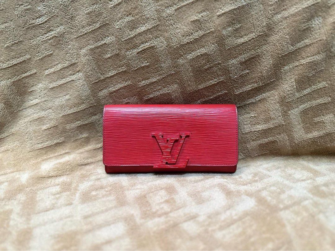 Louis Vuitton Cyan Epi Leather Zippy Wallet - ShopStyle