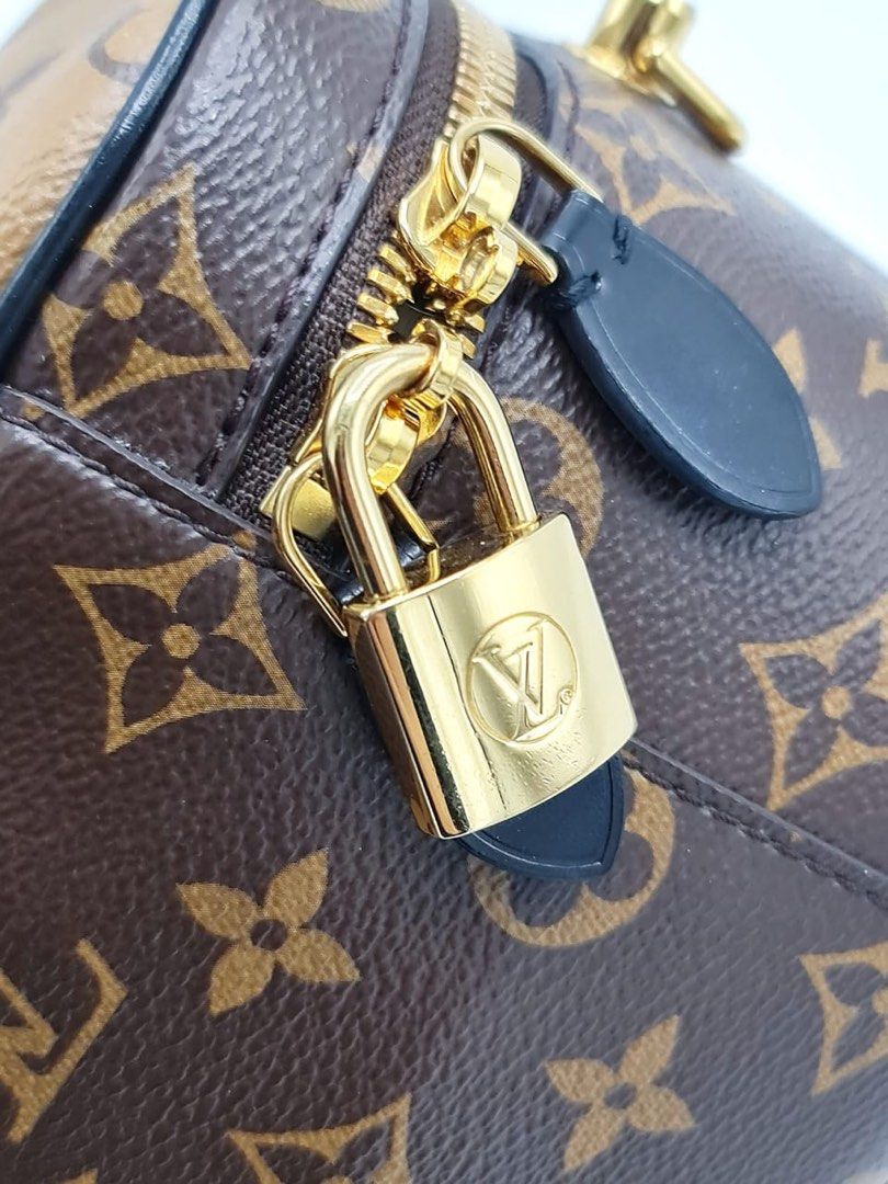 Like New LV Square Bag Monogram Reverse Canvas GHW