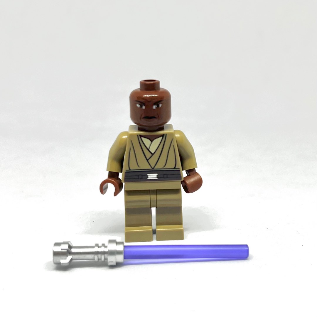 LEGO Star Wars Mace Windu Large Eyes sw0220, Hobbies & Toys, Toys