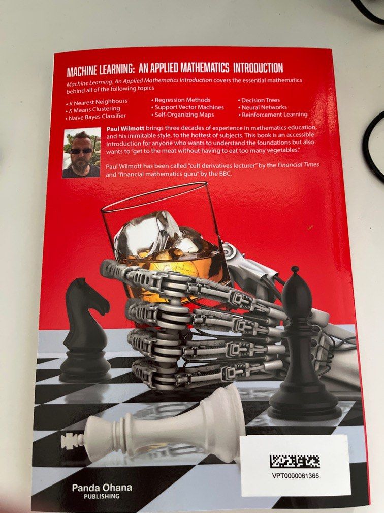 Machine learning paul wilmott on sale