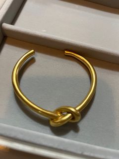 Mango Limited Edition Brass/Gold-Plated Knot Bracelet