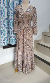 Maxi Dress Coklat