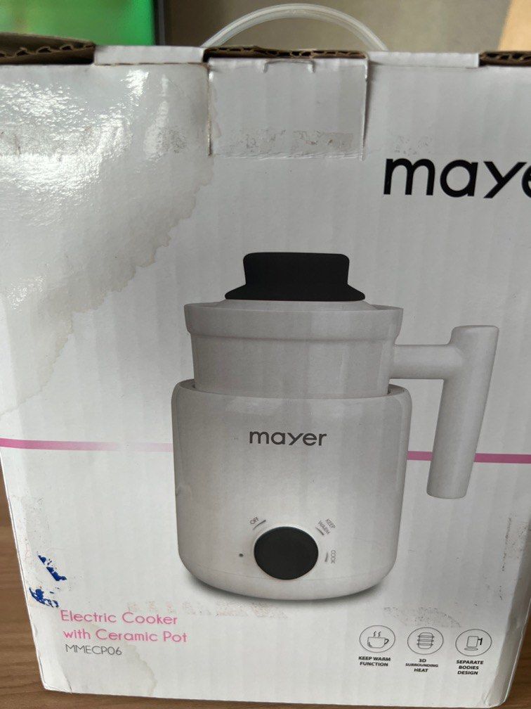 Mayer electric cooker with ceramic sales pot