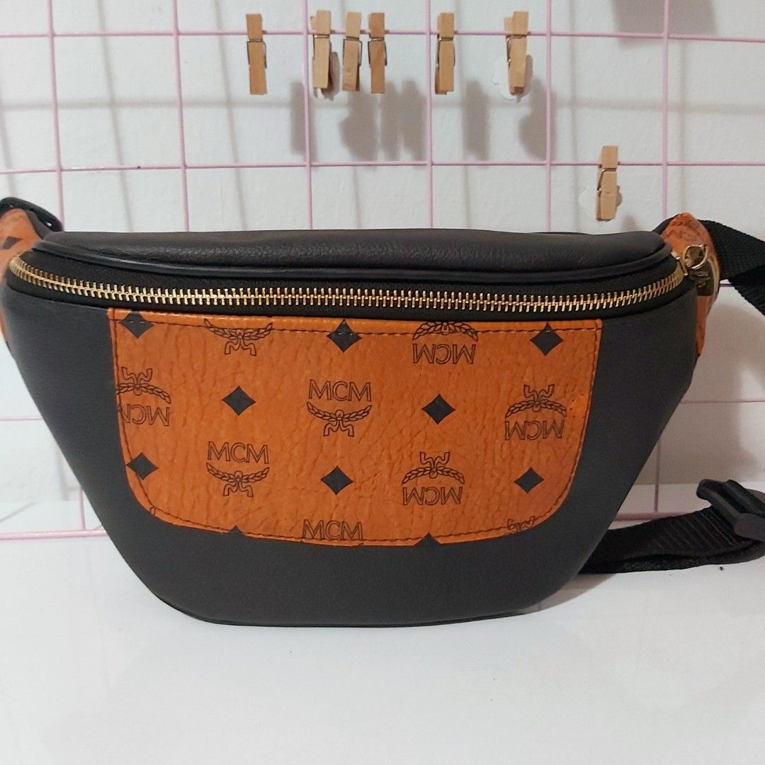 MCM Original Sling Bag, Men's Fashion, Bags, Sling Bags on Carousell