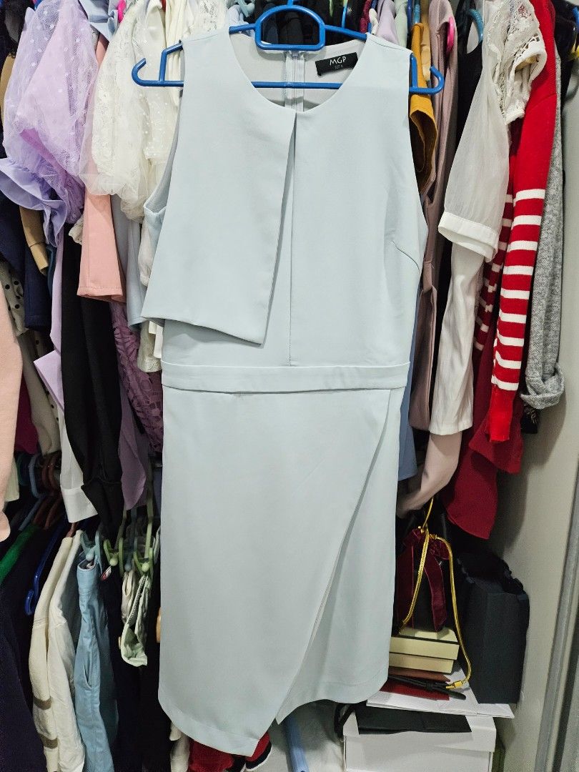Jenna one shoulder dress in grey online