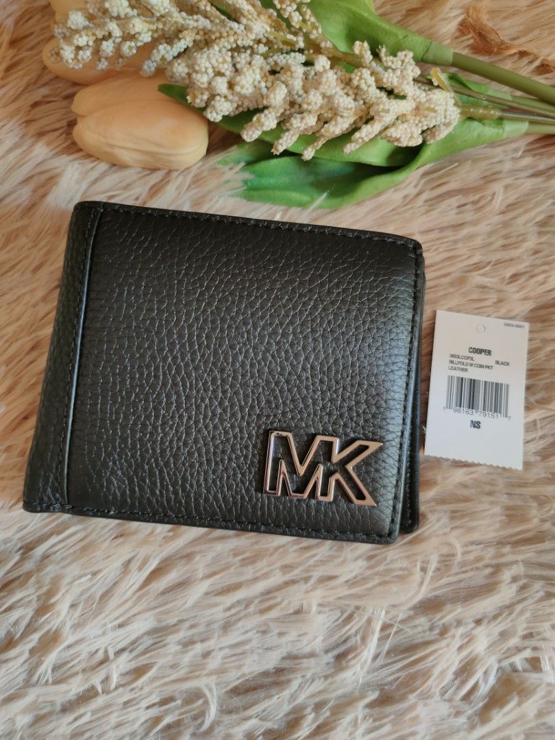 Michael Kors Cooper Men's Wallet - Black & Blue New W/Tags