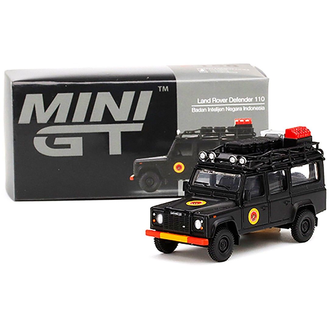 MINI GT 1/64 DIECAST 158 LAND ROVER DEFENDER 110 BADAN INTELIJEN NEGARA  INDONESIA