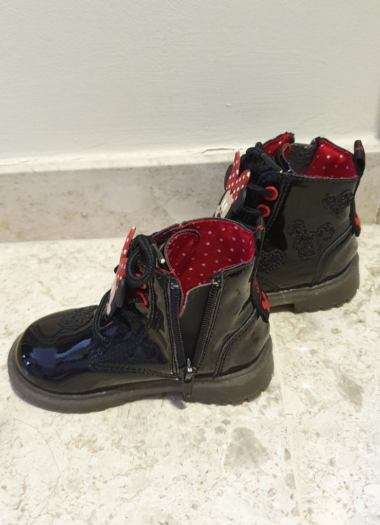 Girls minnie 2025 mouse boots