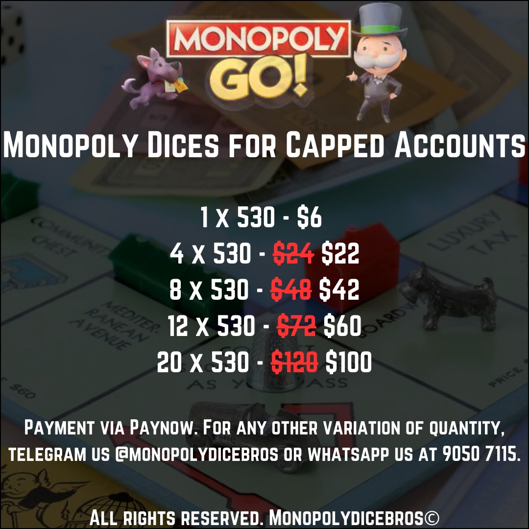 Free Monopoly GO dice links (Updated: April 2026
