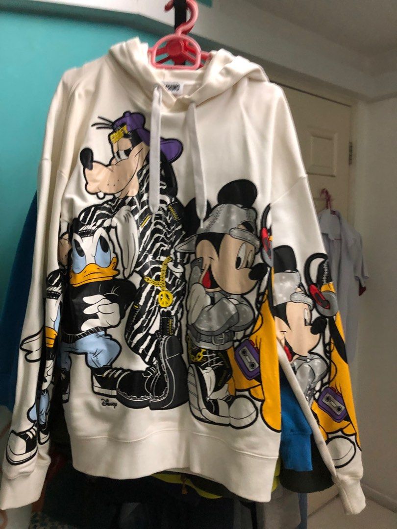 Moschino H M Disney hoodie Women s Fashion Coats Jackets and Outerwear on Carousell