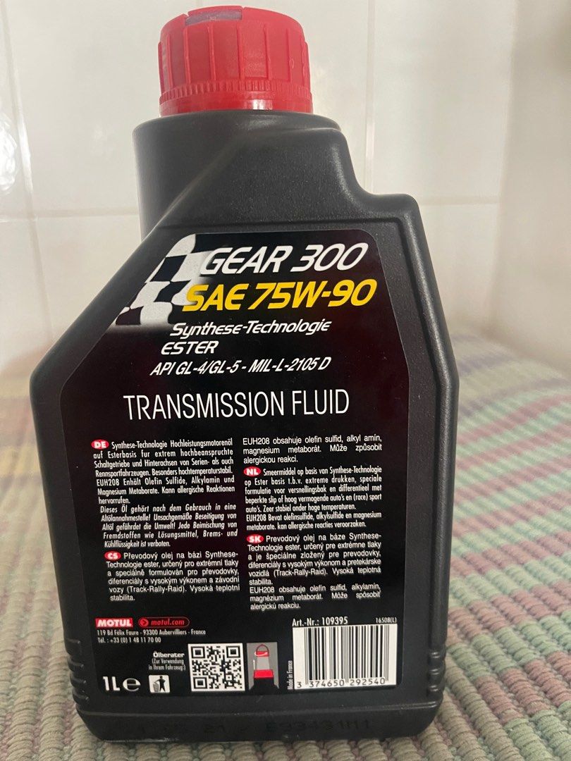 Motul Gear 300 75W90 - 1 Litre, Car Accessories, Car Workshops ...