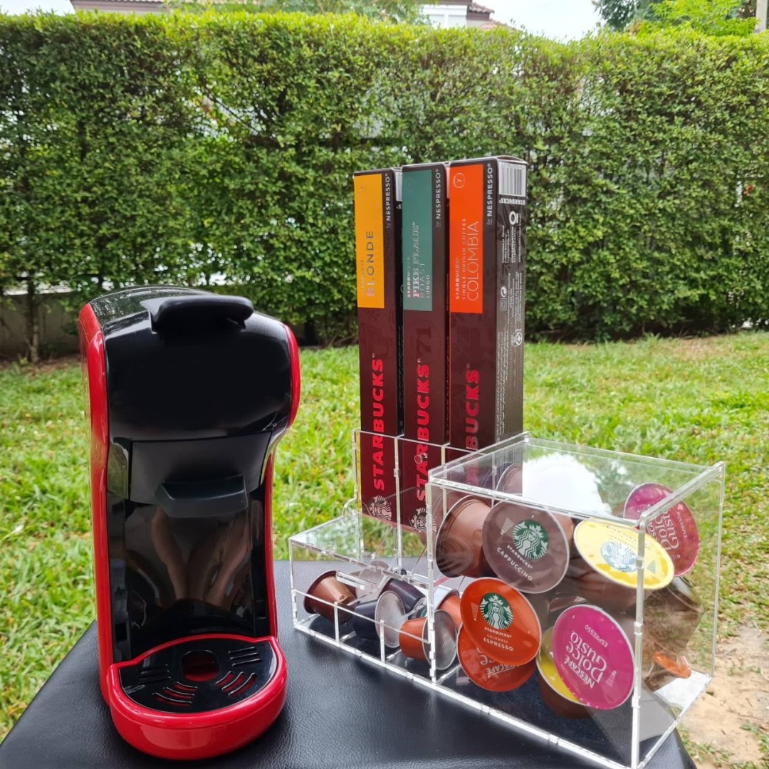 Multiple capsule nespresso dolce gusto keurig ese coffee grounds espresso coffee machine TV Home Appliances Kitchen Appliances Coffee Machines Makers on Carousell