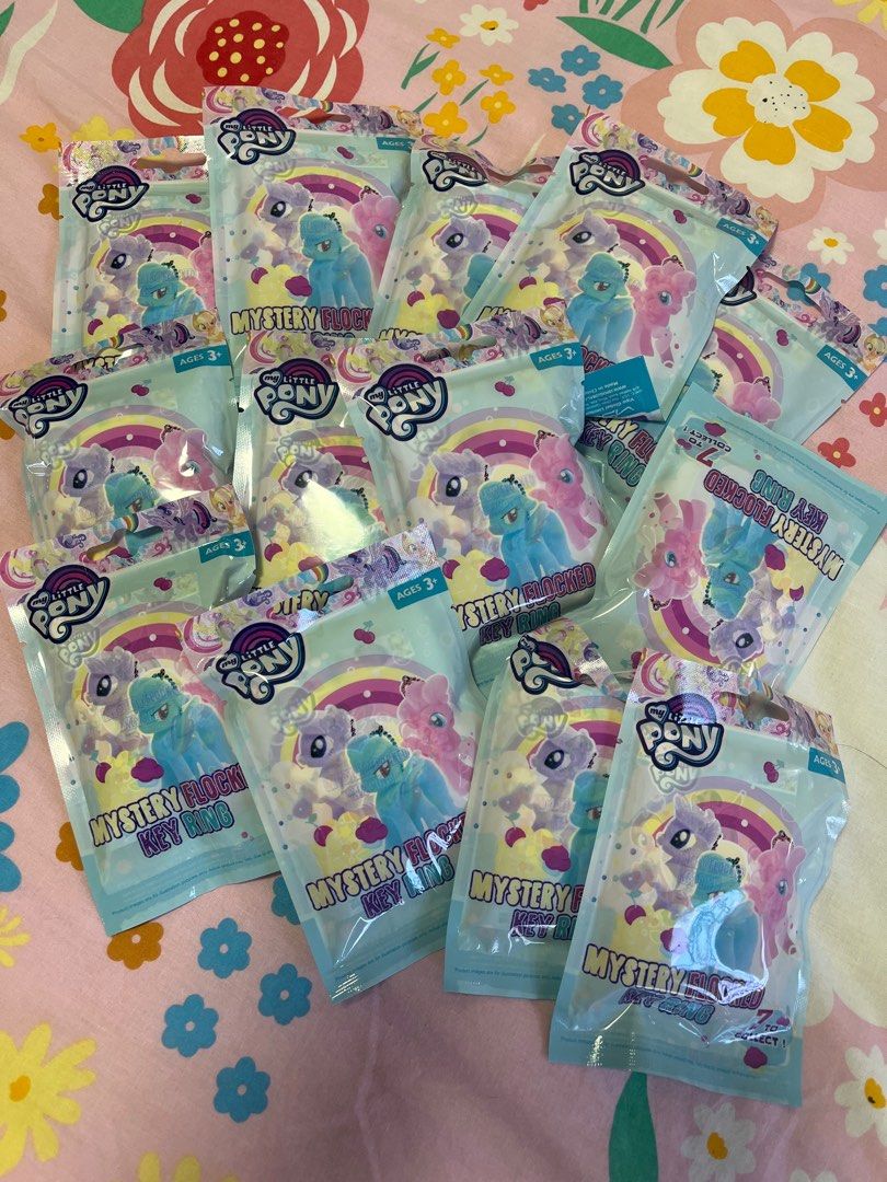 Mlp Key Rings My little pony flocked key ring, Hobbies & Toys, Toys & Games on Carousell