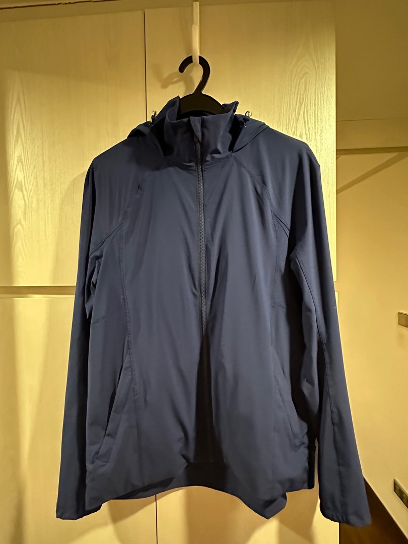 Navy Blue Lululemon Jacket, Women's Fashion, Activewear on Carousell