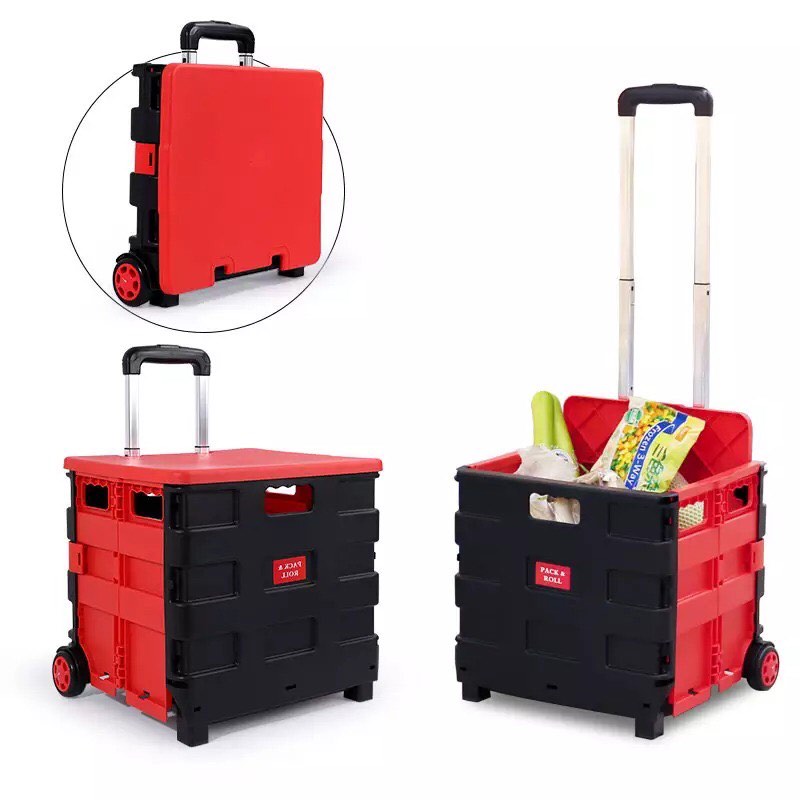 Ovela foldable shopping cart trolley sales
