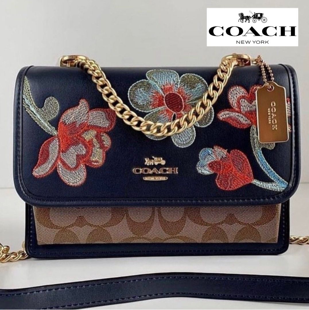 Coach signature floral new arrivals crossbody