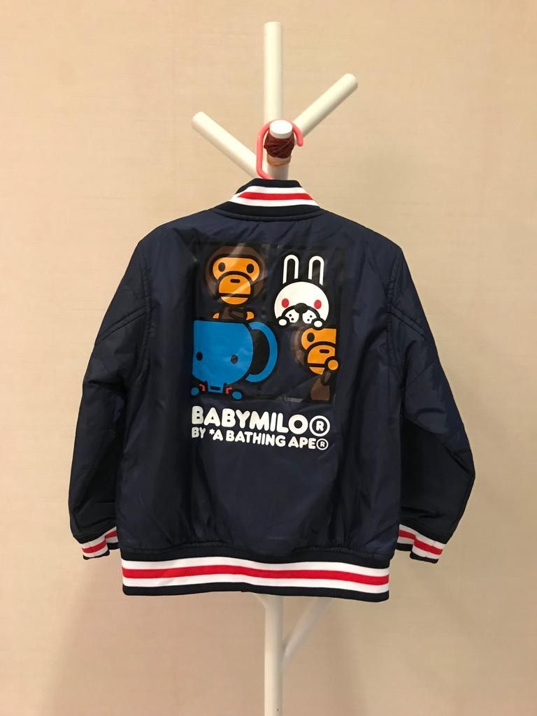 NEW JAKET ANAK BAPE KIDS size 110 Aln ki CR 124 Bayi Anak