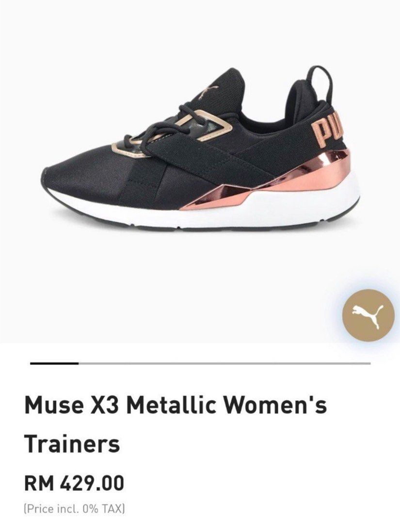 NEW Original Puma Muse X3 Metallic Women s Sneaker Women s