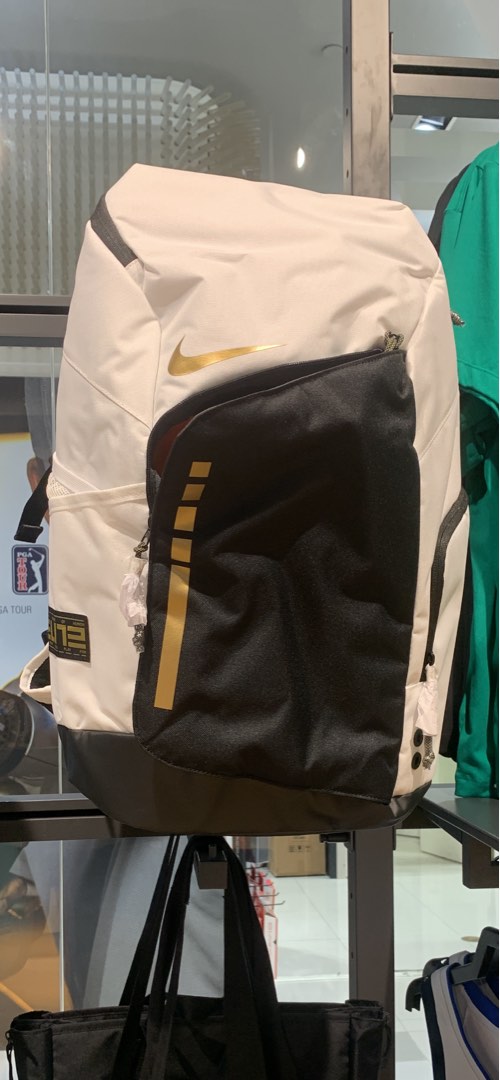 nike elite bag gold