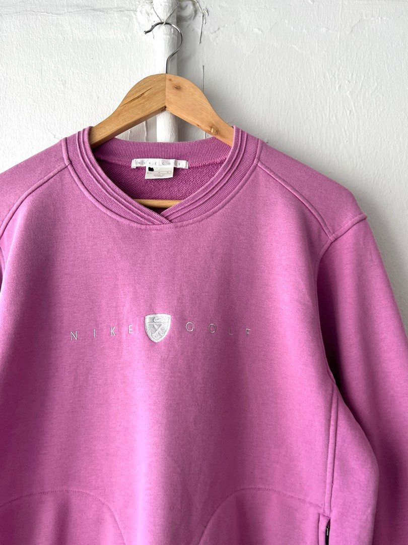 blush pink nike sweatshirt