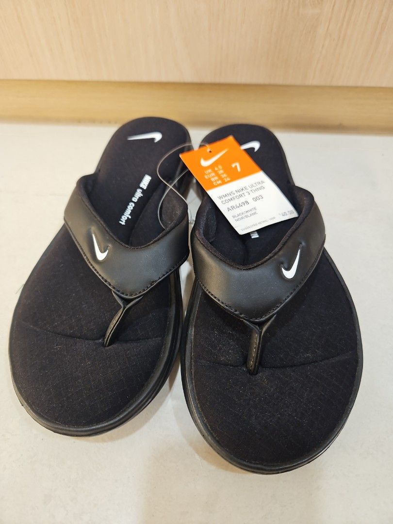 NIKE ORIGINAL Womens Ultra Comfort 3 Thng AR4498, Men's Fashion, Footwear,  Flipflops and Slides on Carousell