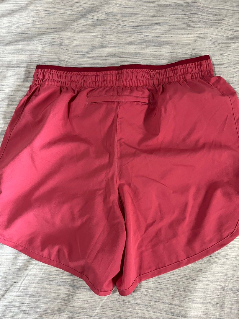 Red running shorts cheap ladies