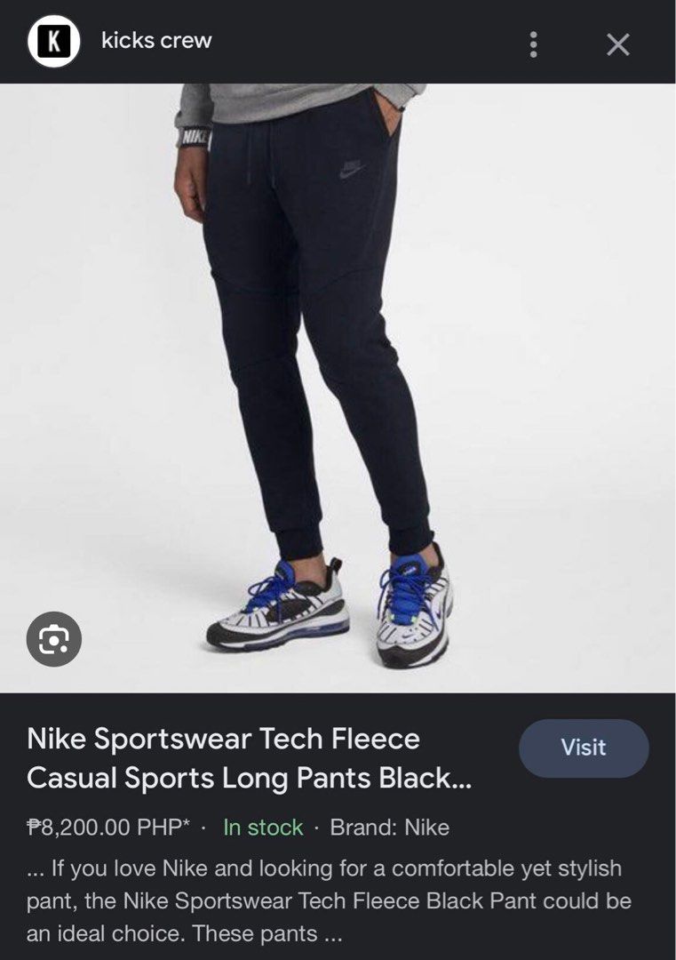 Nike Techfleece Joggerpant, Men's Fashion, Bottoms, Joggers on Carousell