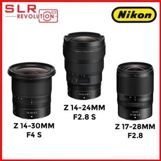 Nikon Z 14-30MM F4 S / Z 14-24MM F2.8 S / Z 17-28MM F2.8