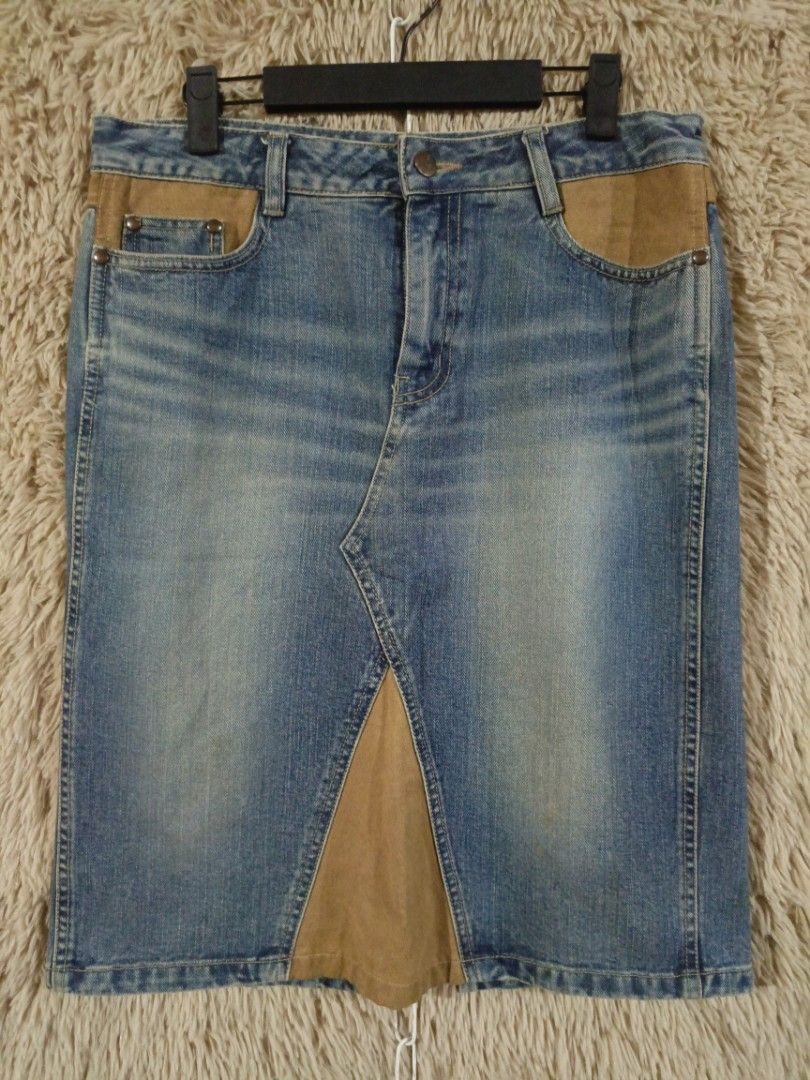 Nobody Denim Midi Skirt Women s Fashion Bottoms Skirts on Carousell