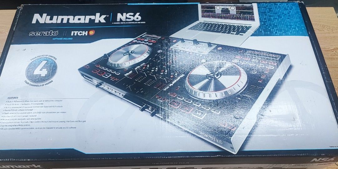 Numark NS6 DJ controller Serato Dj, 音響器材, 音樂播放裝置MP3及CD