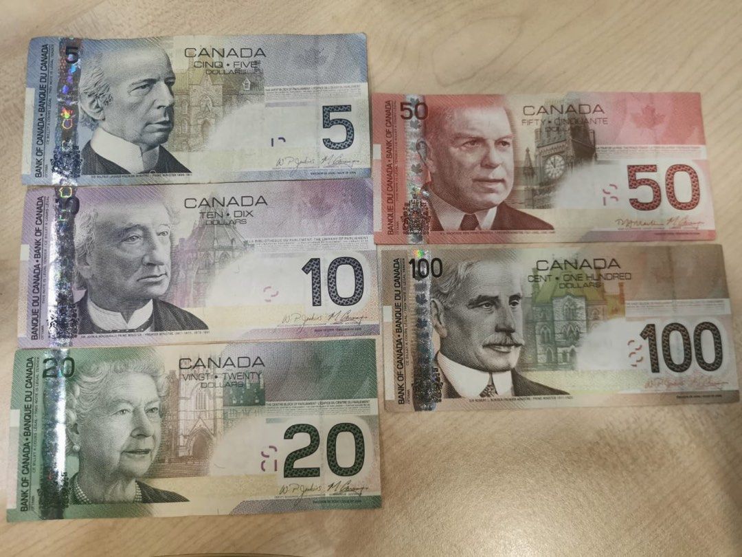 Old canadian sale money