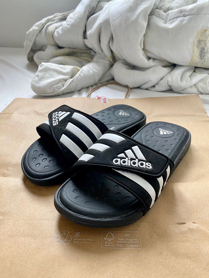 Old adidas slides best sale