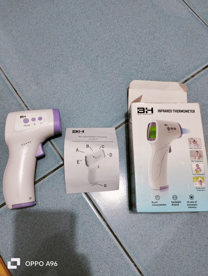 Original BH infrared thermometer, Health & Nutrition, Thermometers on