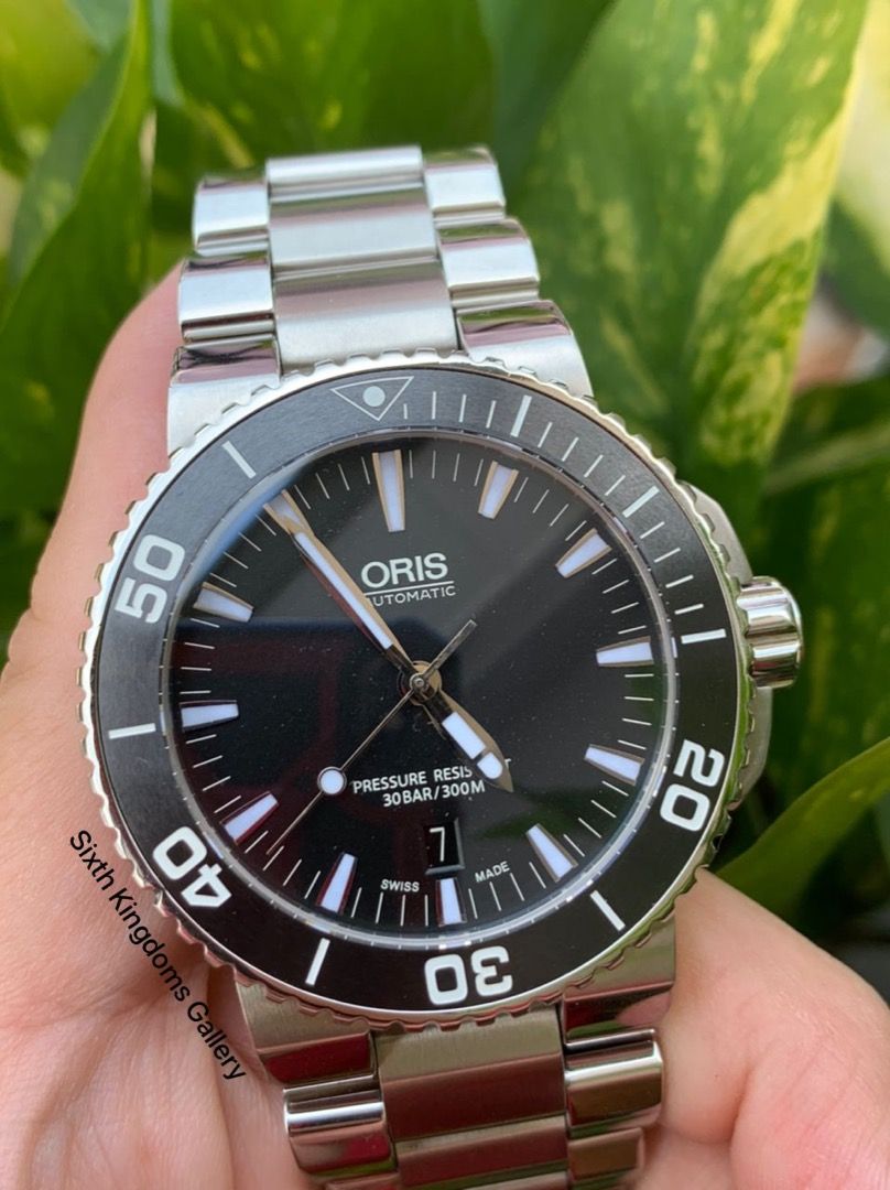 Oris aquis date on sale 7653