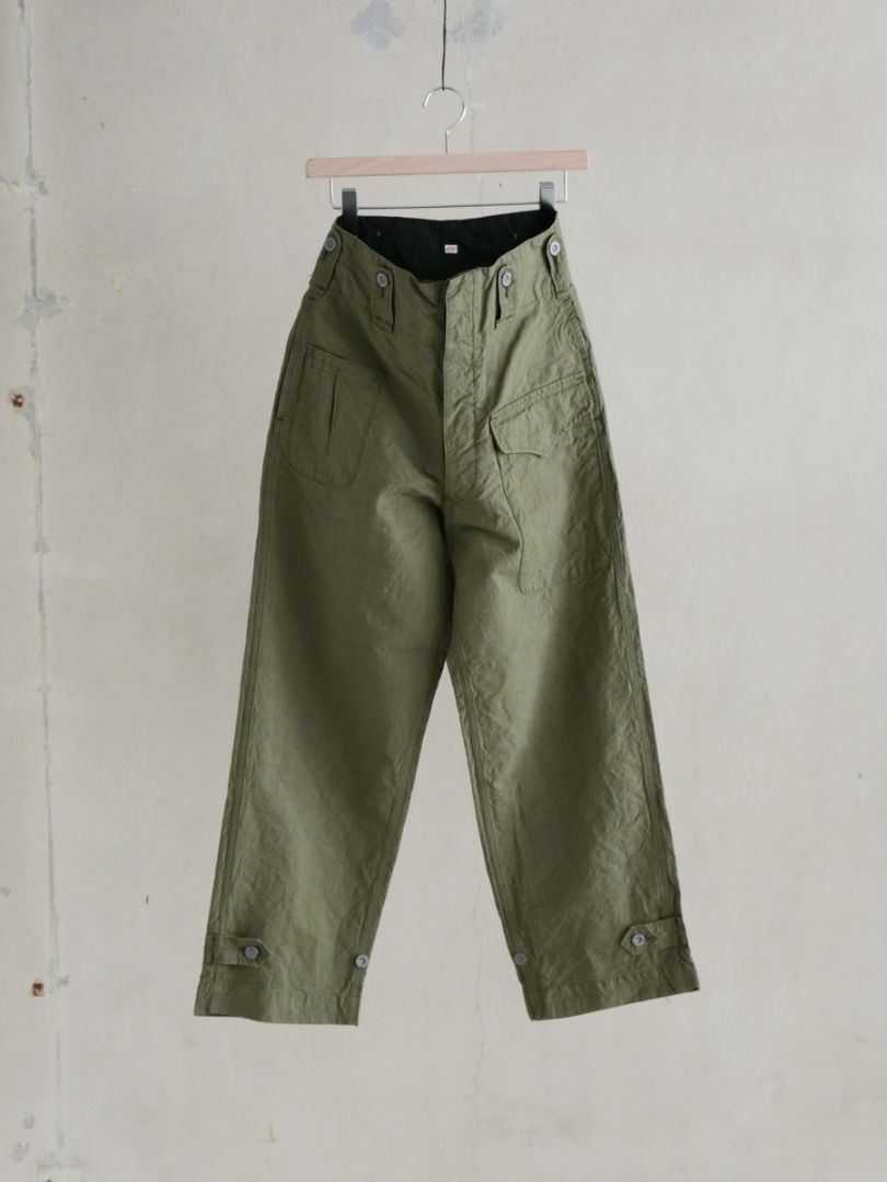 OUTIL ウティ Pantalon Hazebrouck ミリタリーパンツ Olive Drab 日本