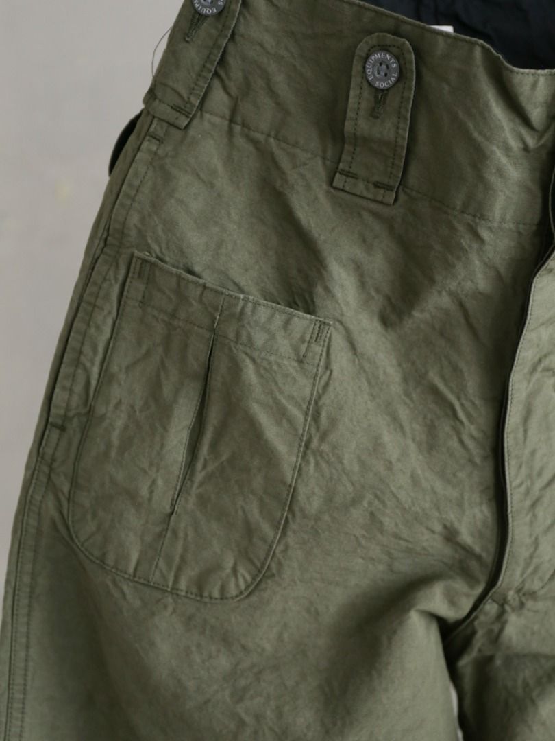 OUTIL ウティ Pantalon Hazebrouck ミリタリーパンツ Olive Drab 日本製 Made in Japan