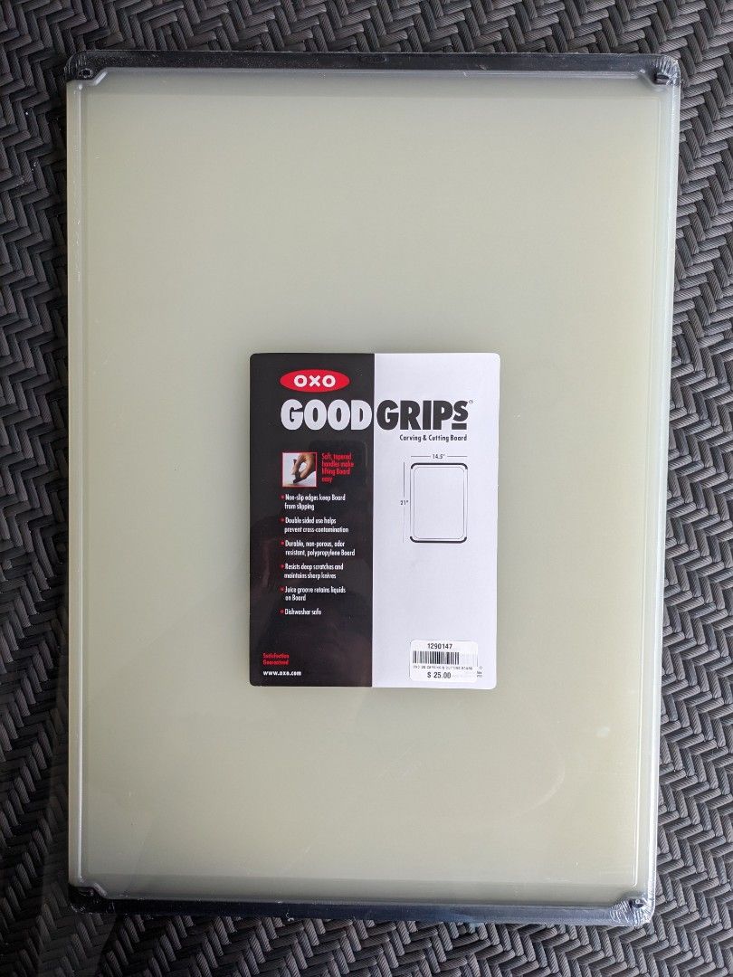 Brand New] OXO Good Grips Carving Board + Ikea Tray, Furniture
