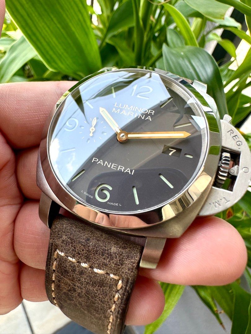 Pam351 luminor marina 1950 3 days automatic titanio online 44mm