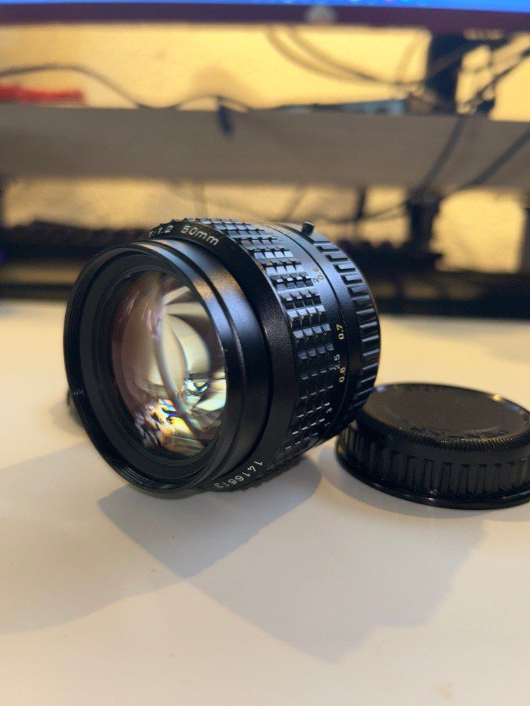 Pentax-A SMC 50mm 1.2 99% 收藏级, 攝影器材, 鏡頭及裝備- Carousell